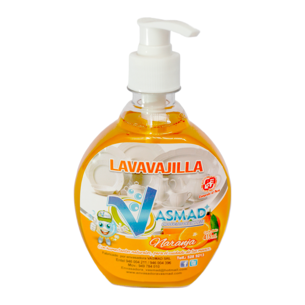 Lavavajilla Naranja 415 ml.