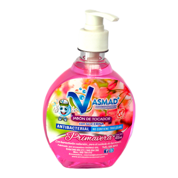 Jabón de Tocador Primavera 415 ml.