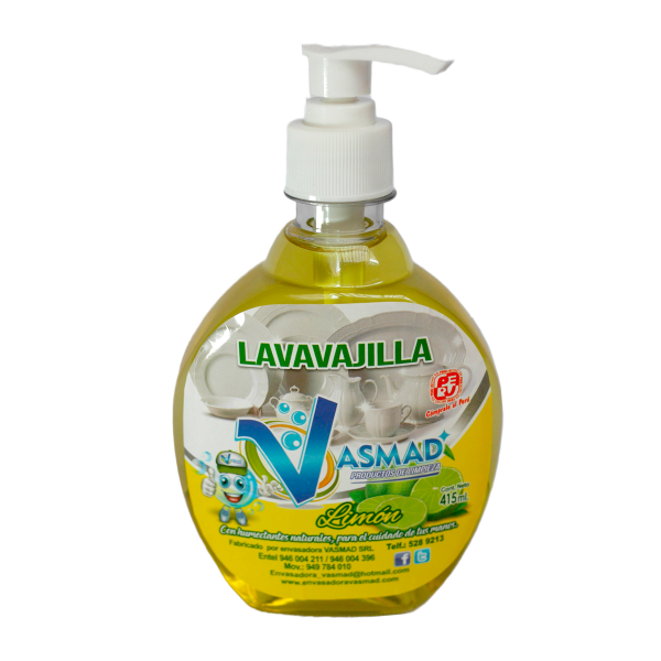 Lavavajilla Limón 415 ml.