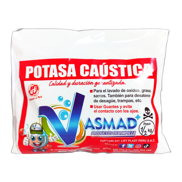Potasa Cáustica 500 ml.